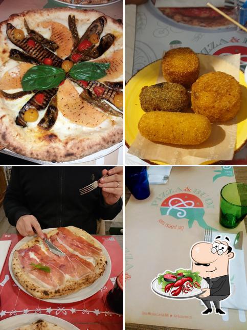 Ordina tra i molti pasti di mare offerti a Pizza&Buoi