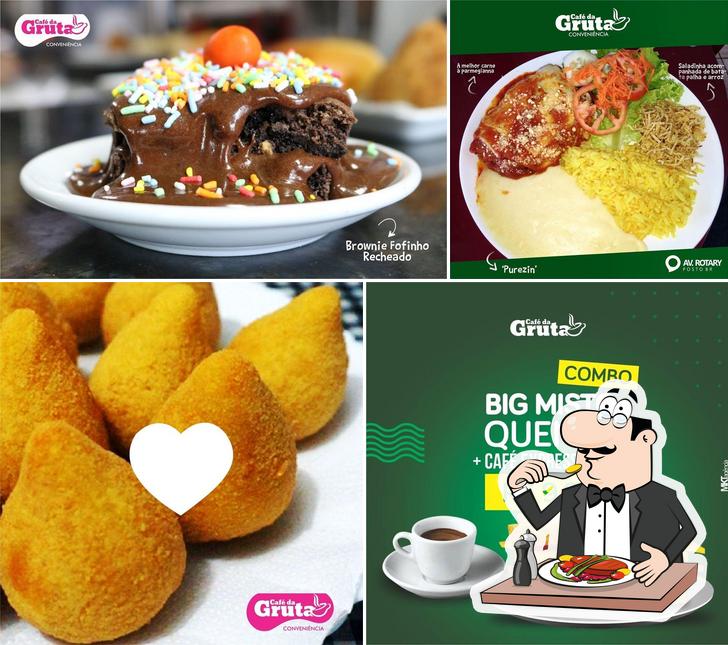 Comida em Café da gruta conveniência