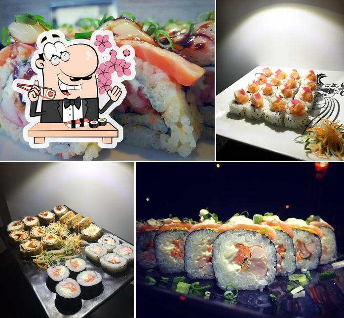 Peça diversas opções de sushi