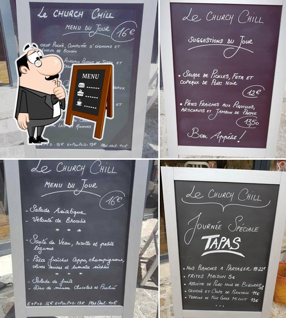 Découvrez le menu du jour sur le tableau