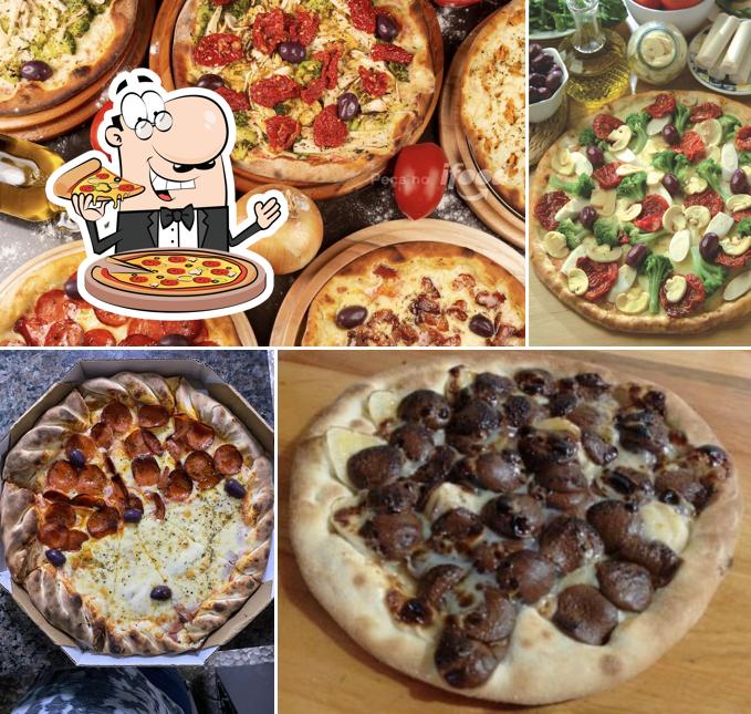 No Pizzaria, você pode provar pizza