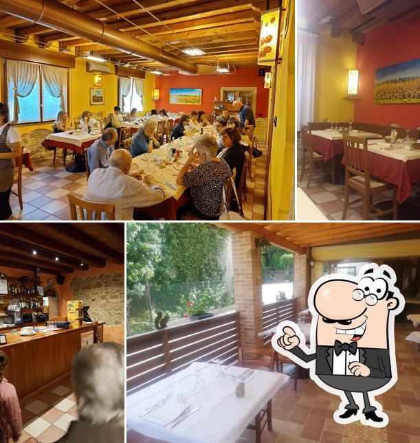 Gli interni di Trattoria Alla Grotta