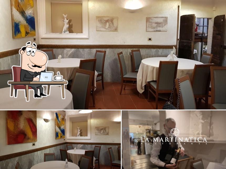 Gli interni di Ristorante La Martinatica