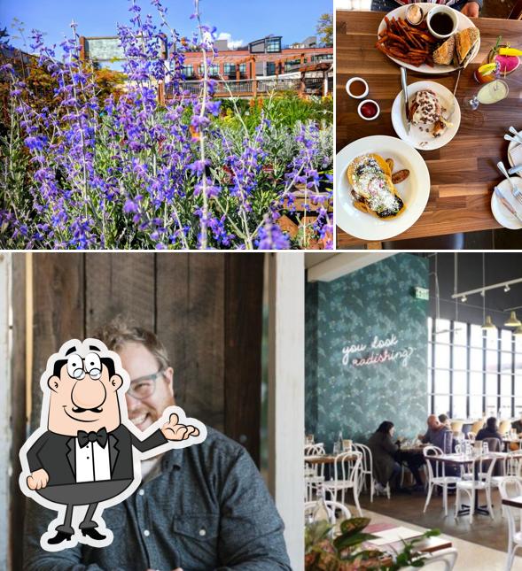 Check out how Cafe Flora looks inside