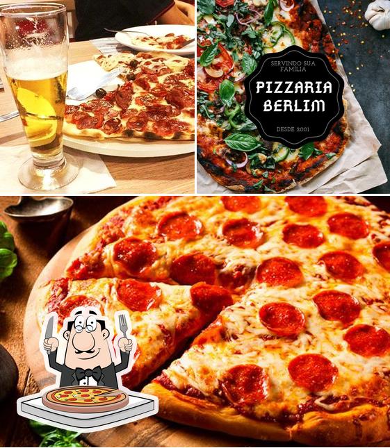 Consiga pizza no Pizzaria Berlim