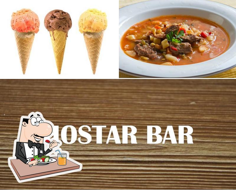 This is the photo displaying food and interior at Hostar Bar