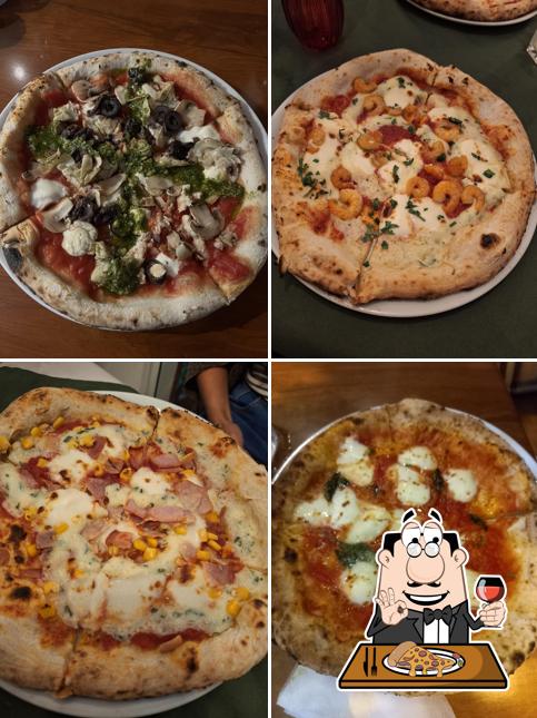 Escolha diferentes estilos de pizza