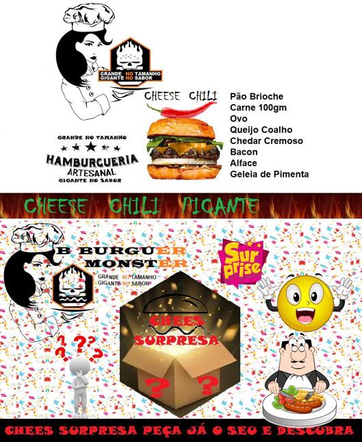 Comida em B BURGUER MONSTER BARRA DO CEARA 24 HORAS