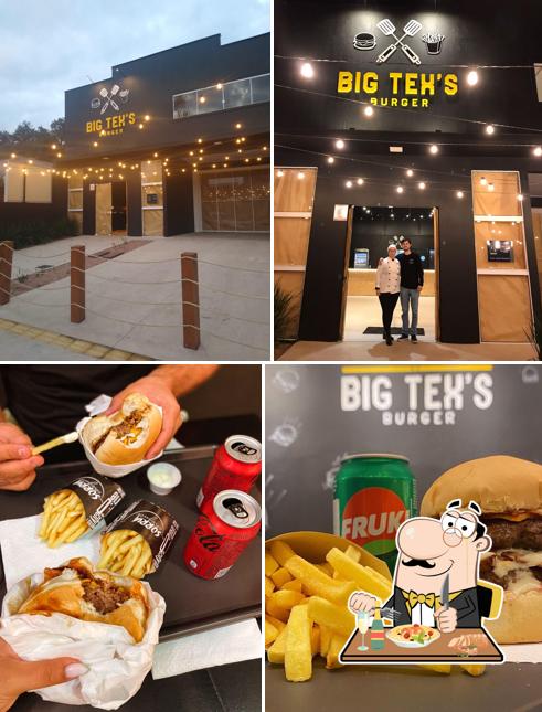Comida em Big Tex's Burger