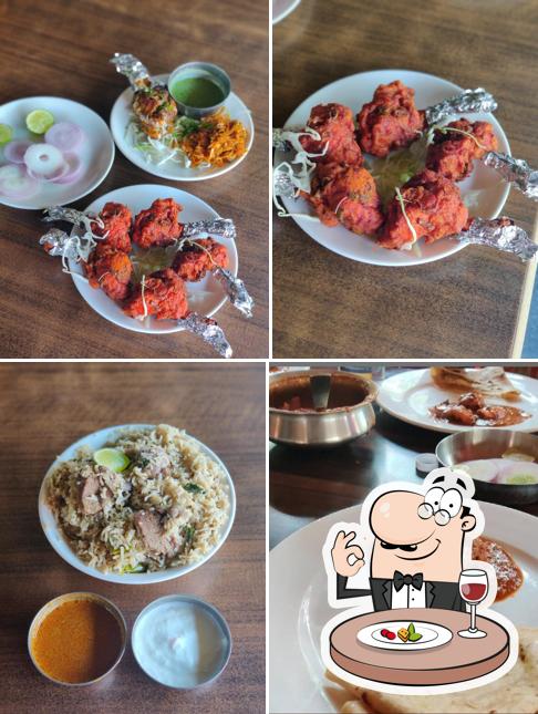 Food at Durgada Siri liquor paradise