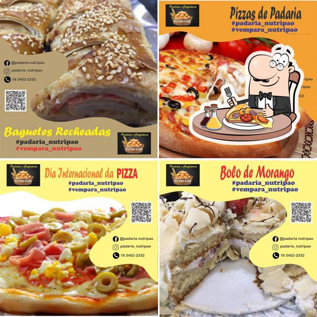 Escolha pizza no Padaria e Confeitaria Nutri Pão ltda me