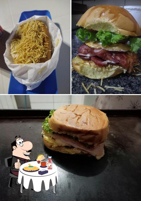 Hambúrguer em Lanche da Diva Rodoviária