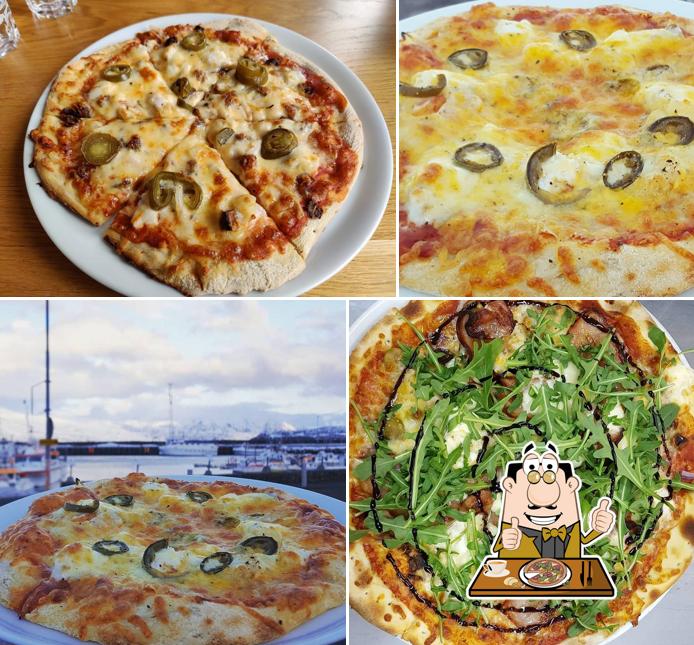 Elige una pizza en Norður Restaurant