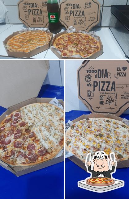 Peça pizza no Barbearia novo stilo