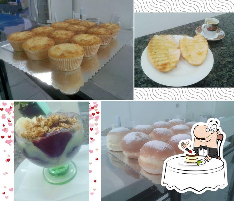 Sabor de Mel Lanchonete & Café serve uma gama de pratos doces