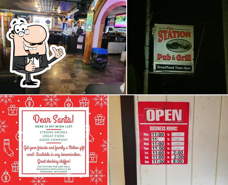 Menu of The Station Pub & Grill, Pewaukee reviews and ratings
