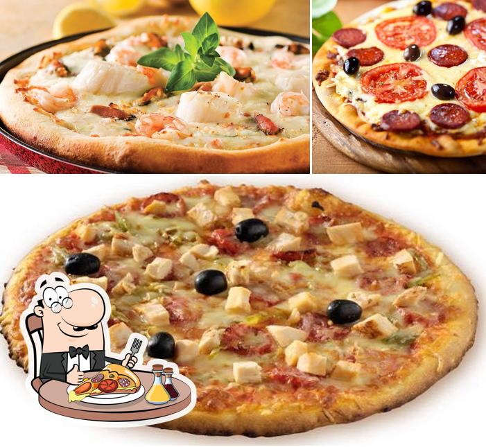 Prenez différents types de pizzas