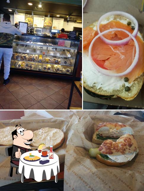 Einstein Bros. Bagels, 6105 N Mesa St in El Paso Restaurant menu and