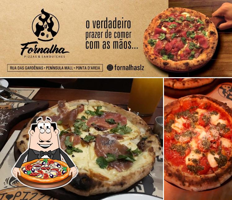 Escolha pizza no Fornalha