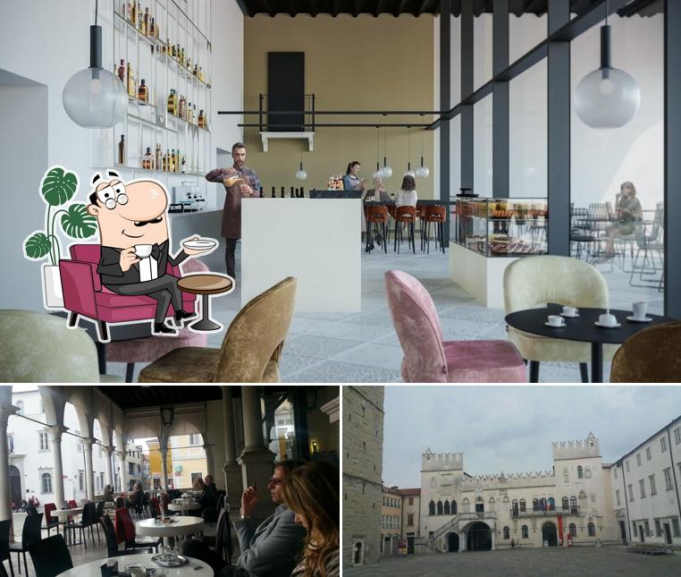 La immagine di interni e esterno da Golden Loggia Koper