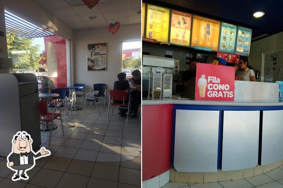 El interior de Dairy Queen