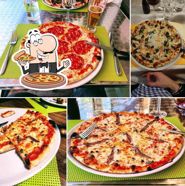 Scegli una pizza a Restaurant Pizzeria Sunneberg