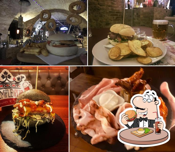 Concediti un bell'hamburger a TemplePub