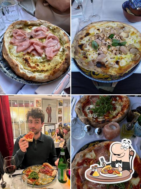 A Da Giacomo, vous pouvez essayer des pizzas