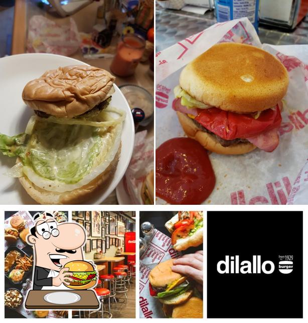 Commandez un hamburger à Dilallo Burger