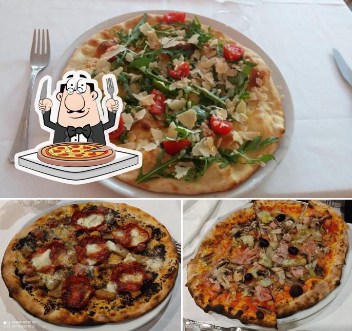 Prenditi una pizza a Bar Ristorante Del Lago