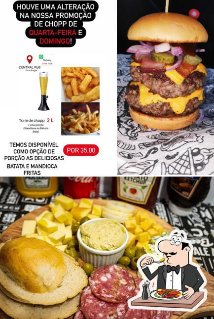 Comida em Central Pub Pizza Burger