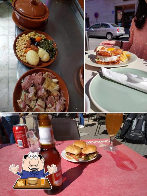 Помимо прочего, в Mesón del boalo есть еда и пиво