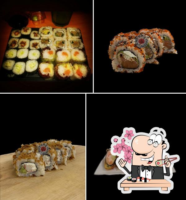 Les sushi sont offerts par Extra Sushi