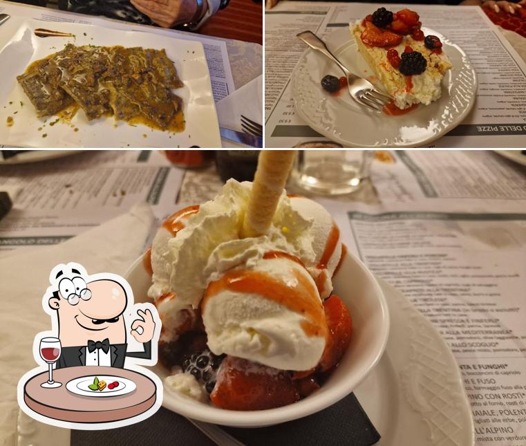 Cibo al Pizzeria Ristorante Alpino