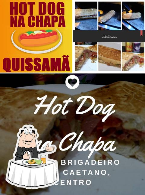 Comida em Hot Dog na chapa Quissamã