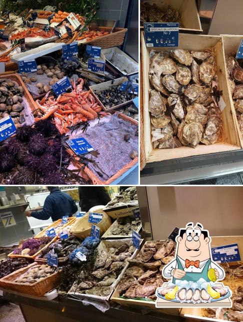 Commandez des fruits de mer à Poissonnerie du Bac