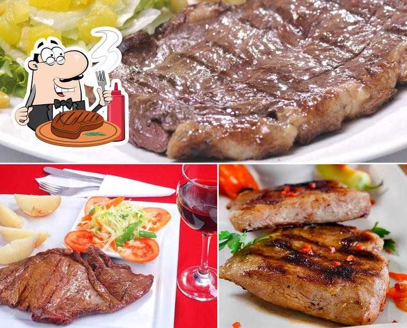 Pide un plato con carne en Restaurante DON Matías