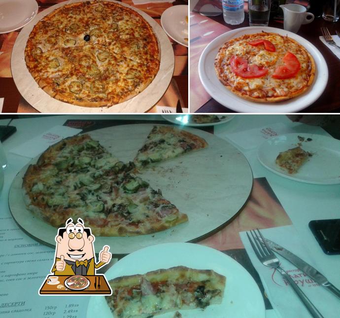 Попробуйте пиццу в "Zlatna krusha 1 Restaurant"