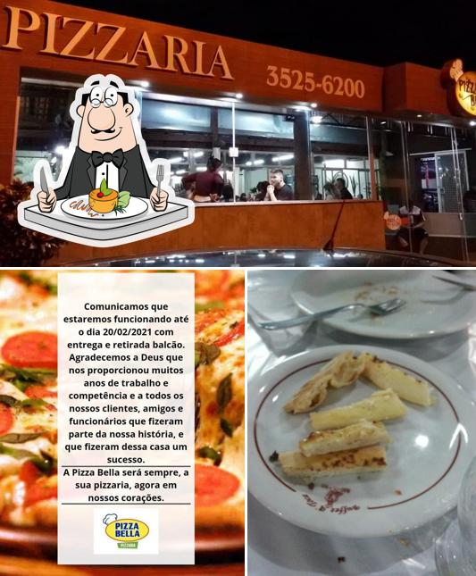 A foto da comida e interior a Pizza Bella Pizzaria