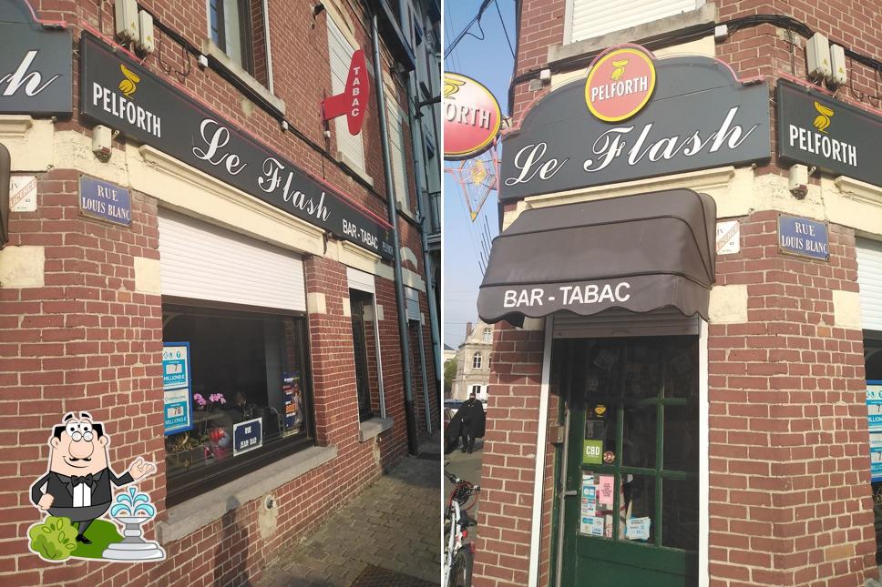 L'extérieur de Le Flash Bar-Tabac