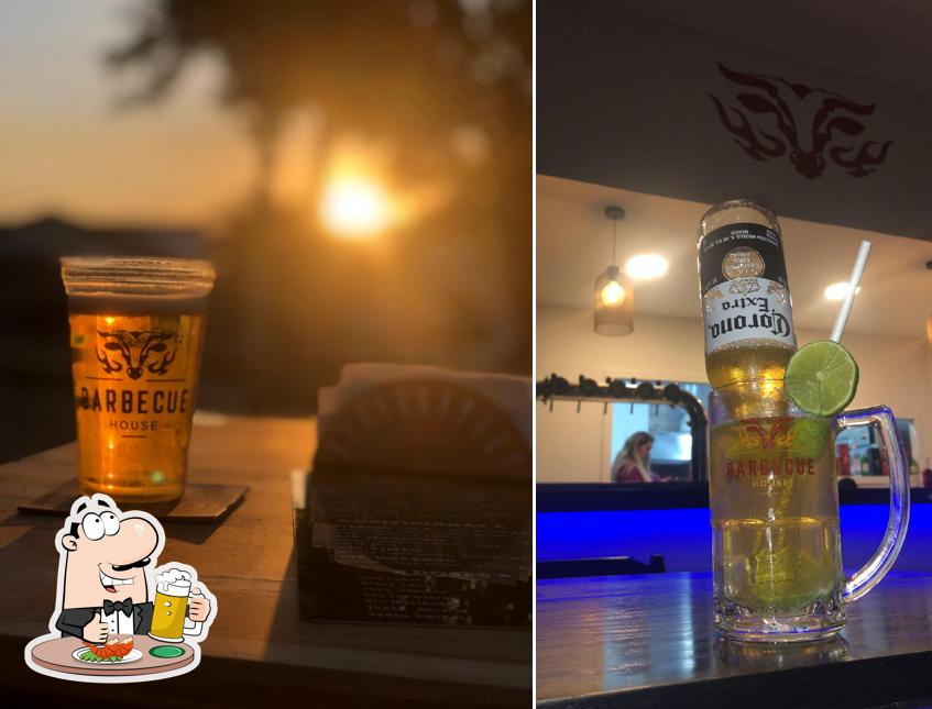 Você pode tomar um copo de cerveja leve ou escura