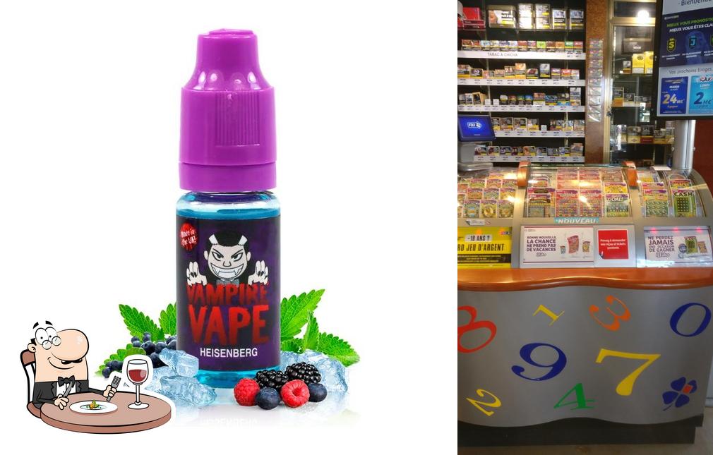 Nourriture à Le Calumet de la Vape - CBD shop - Vape Shop - Café - TABAC - FDJ