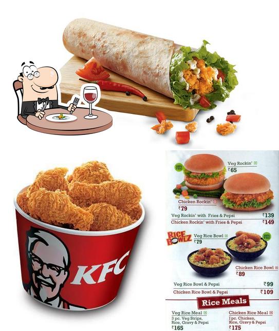 Food at KFC ABIDS