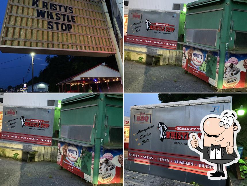 Kristy's Whistle Stop in Enola Restaurant menu and reviews