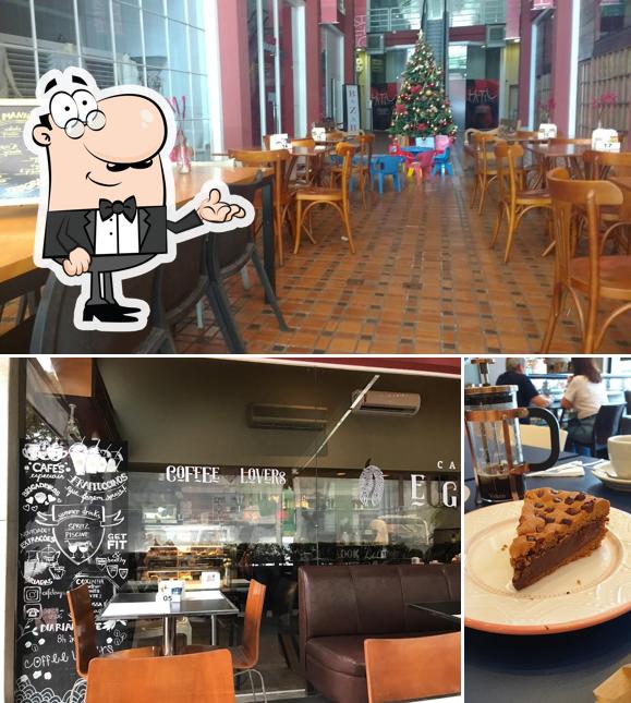 O interior do Café Teu Grano