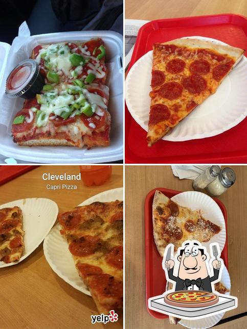 Try out different types of pizza