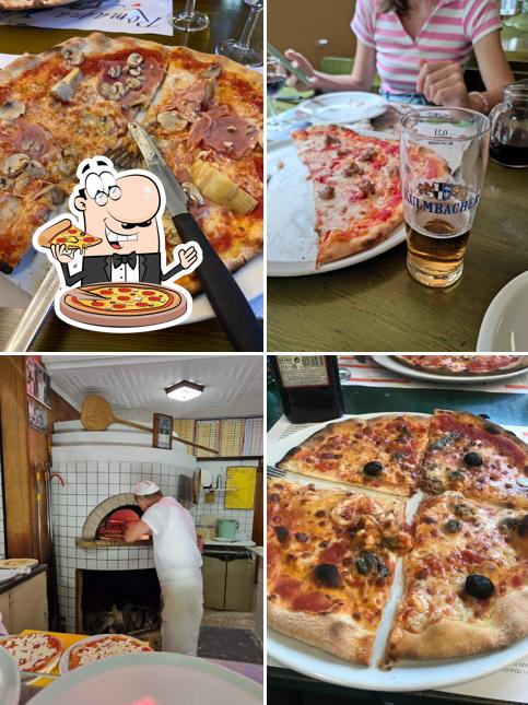 A Pizzeria La Zucca, puoi assaggiare una bella pizza