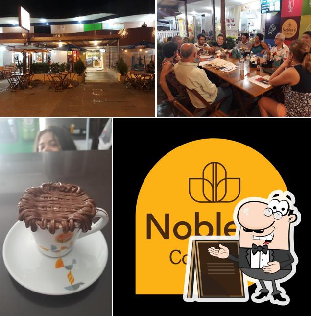 O exterior do Nobles's Coffee Bar