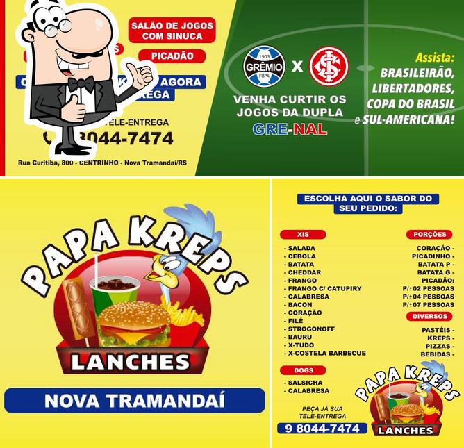 Look at the picture of Papa Kreps Nova Tramandaí