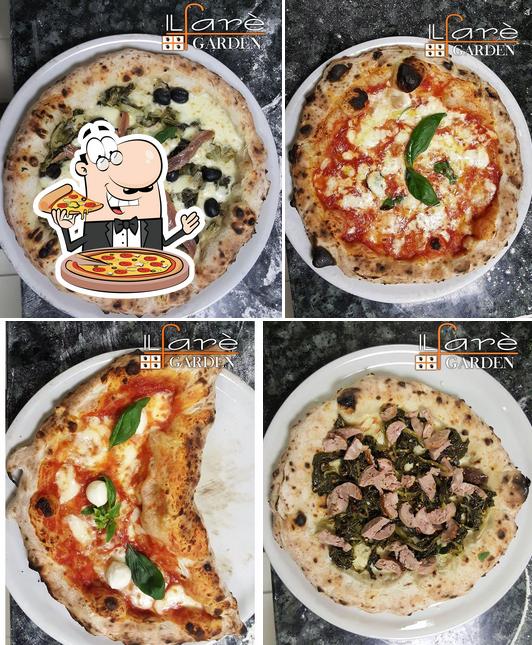 Scegli una pizza a Il Farè Garden